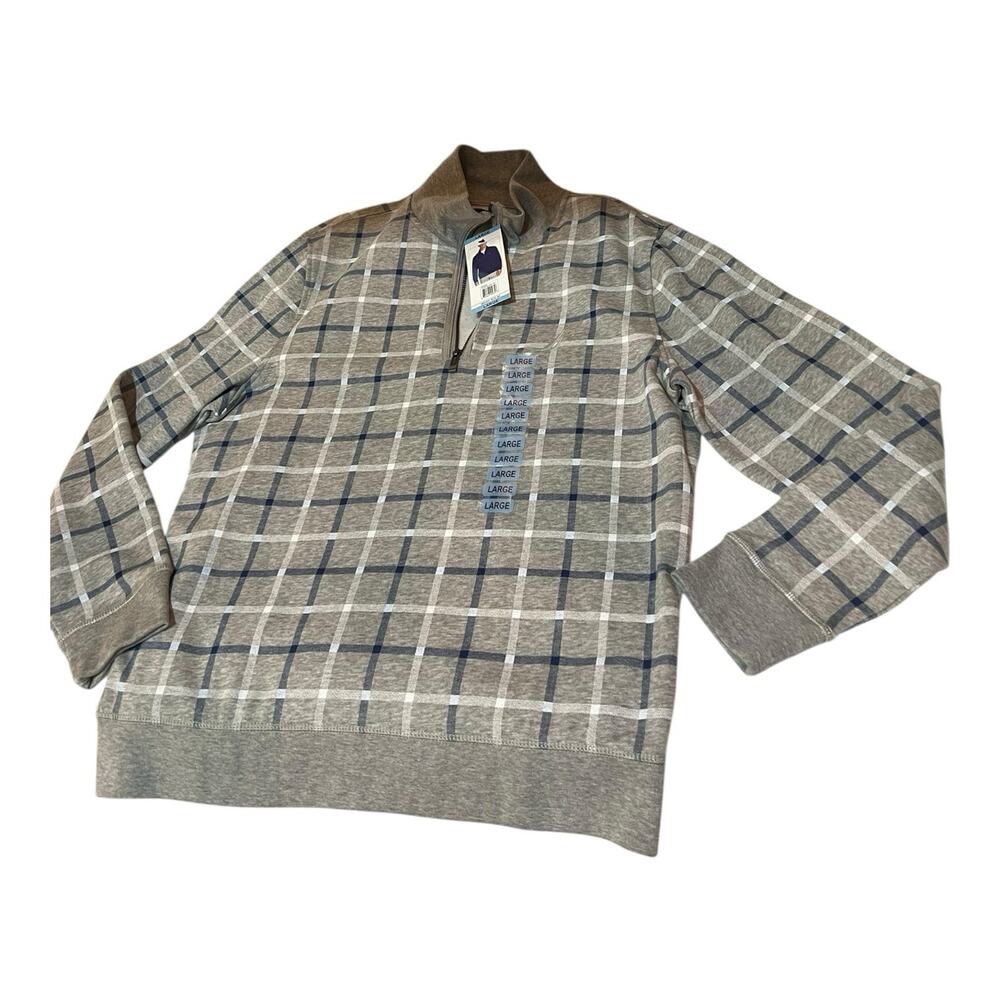 Men’s Large Nautica Long Sleeve, 1/4 Zip Pullover MSRP $79.50